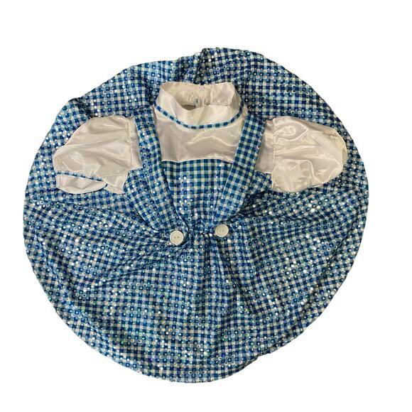 Rubies Girls Dorothy Costume Dress‎ Size 4 Blue Wizard of Oz Party Outfit - Picture 1 of 13